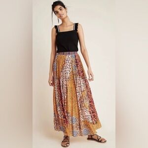 ANTHROPOLOGIE X BHANUNI BY JYOTI PANTHERS | Mixed Media Maxi Skirt